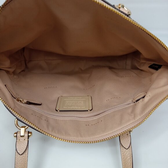 Coach Prairie Satchel Beige J1757-58874 - Picture 7 of 9